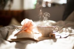 tea-time, Tasse, Buch, Stift
